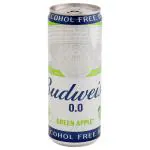 Budweiser 0.0 Green Apple Non Alcoholic Beer 330 ml