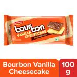 Britannia Bourbon Vanilla Cheesecake Sandwich Biscuit 100 g