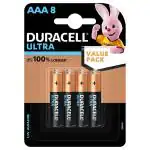 Duracell Ultra Alkaline AAA Batteries (Pack of 8)