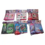 Jewel Assorted Plastic Tiffin Box with Water Bottle 500 ml - Design / Colour may vary