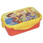 Pratap Multicolor Polypropylene Chhota Bheem Hyper Locked Lunch Container 600 ml (Design/colour may vary)