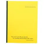 Doms Neon Single Line Notebook 18x24 cm (200 pgs) - Design/colour may vary