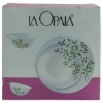 LaOpala Novo Plastic Lush Green Dinner Set 16 pcs