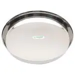 Coconut Kumcha Steel Plate Size 12 (25 cm Diameter)