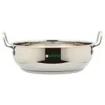 Coconut Kitchen and Home Essentials Steel Induction Based Kadai 18 cm
