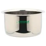 Coconut CT RM17 Silver Steel Plain Tope 3000 ml