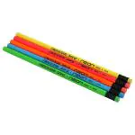 Doms Neon Eraser Tipped Super Dark Pencil 20 pcs