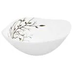 LaOpala White Glass Quadra Vegetable Bowl Autumnal 1 pc (210 ml)