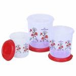 Princeware Classic Assorted Plastic Container (3 pcs) (91283)