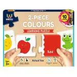 Webby Colours 2 Pieces Jigsaw Puzzle, Montessori Early Educational Pre School Puzzle Toys for 3+ Kid