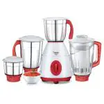 Prestige Perfect Plus 750 Watts Juicer Mixer Grinder with 4 Jars, Red