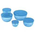 Joyo Tina Blue Plastic Container 2800 ml (Set of 5)
