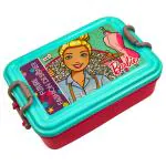 SKI PERI2 Barbie Print Rectangle Plastic Tiffin Box 700 ml