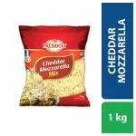 President Cheddar Mozzarella Mix Cheese 1 kg (Pouch)