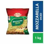 President Mozzarella Diced Cheese 1 kg (Pack)