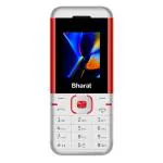 JioBharat K1 Karbonn 4G Keypad Phone with JioCinema, JioSaavn, JioPay (UPI), Long Lasting Battery, LED Torch, Digital Camera, White & Red, Locked for JioNetwork