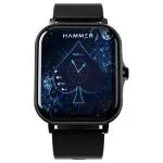 Hammer Pulse Ace Smart Watch with Bluetooth Calling Function, Black
