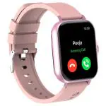pTron Pulsefit P261 Bluetooth Calling Smartwatch, 1.7 inches, 1-year warranty, Smart Features Smart Notifications, Camera Remote Control, Listen to Music on the Watch, Raise & Wake Display, PINK