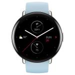Amazfit Zepp E (Round), 5 ATM Water Resistance, 7 Days Battery Life, 11 Sports Mode, Stress Detection, Phone Music Control, Health Assessment System, NEW 1 year warranty, LAUNCH, ICE BLUE