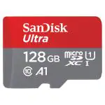 SanDisk Ultra microSDXC UHS-I Card, 128GB, 140MB/s R, 10 Y Warranty, for Smartphones
