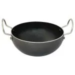 Macclite Black Stainless Steel Alpha Non-Stick Mini Kadai 16 cm