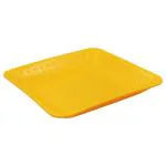 Saura Gourmet Dark Assorted Square Plastic Snack Plate 16.5x16.5x3 cm