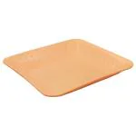 Saura Gourmet Pastel Assorted Square Plastic Snack Plate 16.5x16.5x3 cm (Design/colour may vary)
