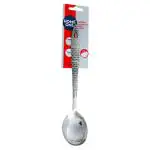 Home One Stainless Steel Hammered Oval Spoon 13in