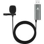 Maono AU-UL20 Omnidirectional Clip On Lavalier Condenser Microphone For Recording, Singing, YouTube Streaming