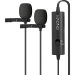Maono AU-200 Omnidirectional Dual Collar Lavalier Condenser Microphone for Youtube Recording, teaching, outdoor