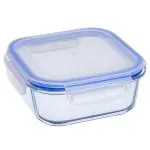 Sanjeev Kapoor Lock and Lock Clear Square Glass Container 400 ml