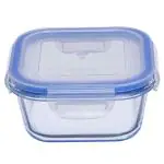 Sanjeev Kapoor Lock and Lock Clear Square Glass Container 520 ml