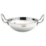 Khatana Stainless Steel Special Puri Kadhai (Size 3)