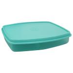 Tupperware Slim Divided Blue Rectangular Plastic Container 320 ml