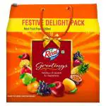 Real Greetings Assorted Fruits Juice Jute Bag 1 L (3 pcs)