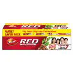 Dabur Red Toothpaste 175 g (Pack of 2) with Free Toothbrush