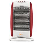 Orient Durahot HH1200MAR Halogen Tube Room Heater with Tip Over Protection, Maroon And White