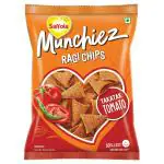 Saffola Munchiez Ragi Chips Takatak Tomato 70 g Packet