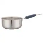 Home One Stainless Steel Tri Ply Silicon Grip Saucepan 16 cm