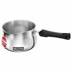 Hawkins 1.5 Litre Tpan, Stainless Steel Tea Pan, Induction Sauce Pan, Chai Pan, Saucepan, Silver (SST15)