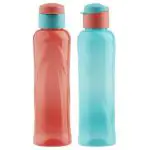 Polyset Venice Assorted Plastic Bottle 1 ltre (Set of 2) - Design / Colour may vary