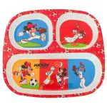 Servewell Kids Mickey 3 Partition Rectangle Plate