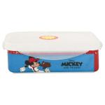 Servewell Disney Mickey and Friends Multicolor Plastic Rectangular Container 800 ml