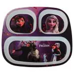 Servewell 3 Partition Rectangle Frozen Plate