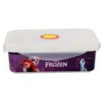 Servewell Disney Frozen Multicolor Plastic Rectangular Container 800 ml