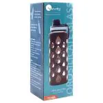 Nouvetta Splash Assorted Borosilicate Glass Bottle 750 ml - Design/colour may vary