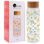 Nouvetta Citrus Assorted Glass Bottle with Wooden Lid 750 ml