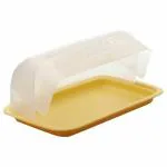 Signoraware Yellow Plastic Bread Box with Lid 31.5x20.6x15.5 cm