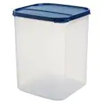 Signoraware 6.5 Litres Modular Multi-Purpose Plastic Containers With Lid For Kitchen Storage | Food Grade Bpa Free Leak Proof | Spices Atta Grains And More Organizers (6500ml, Mod Blue)