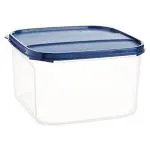 Signoraware 500ml Oval No.1 Modular Multi-Purpose Plastic Containers With Lid For Kitchen Storage | Food Grade Bpa Free Leak Proof | Spices Atta Grains And More Organizers (500ml, Mod Blue)